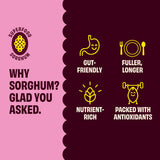 Cob Olive Oil & Pink Salt Popped Sorghum, 12-Pack (1 oz. bags) | Corn-Free Popcorn Alternative | Seed Oil Free | Non-GMO, Gluten-Free, Vegan & Kosher