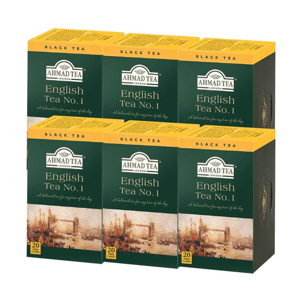 Ahmad Tea English Tea No.1, 20 count, 1.4 oz (Pack of 6)