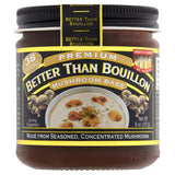 Better Than Bouillon Premium Mushroom Base, Made from Seasoned & Concentrated Mushrooms, Makes 9.5 Quarts of Broth, 38 Servings 8 Ounce (Pack of 4)