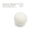 EcoJeannie Wool Dryer Ball 1 Piece - Premium XL Organic Eco-Friendly Natural Unscented Non-Toxic Felt Laundry Ball