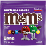 M&M'S Dark Chocolate Graduation Party Candy, Family Size, 18 Oz Bulk Bag