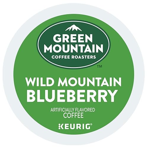 Green Mountain Wild Mountain Blueberry K-cups for Keurig Brewers 72 Count (3 Packs of 24)