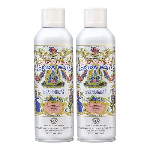 Lenman & Kemp Florida Water Air Freshener & Deodorizer 8oz (Pack of 2)