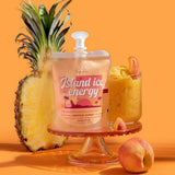 Island Ice Energy, Frozen Slushy Energy Drink (12-Pack), 180mg Caffeine, 8 fl. oz. (Tropical Sunset)