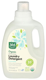 365 by Whole Foods Market, Organic Concentrated Laundry Detergent, Unscented, 33 HE Loads, 50 Fl Oz
