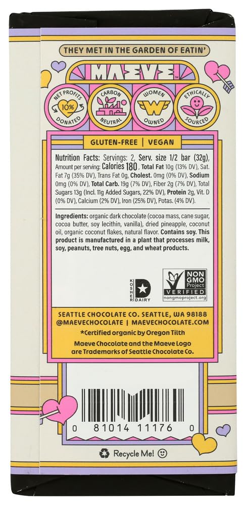 Maeve Forbidden Fruits Truffle Bar, 2.3 OZ