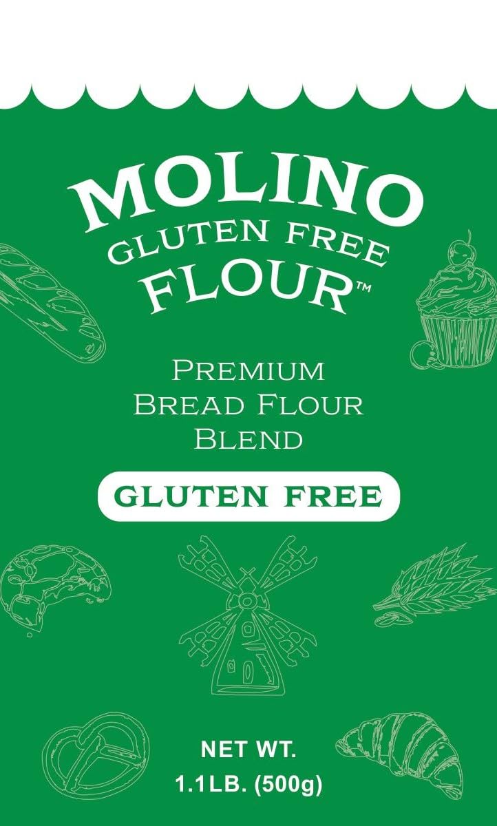 Molino Flour Molino Gluten Free Flour All Purpose Bread Flour 1.1 Pounds Per Bag (4 Pack)
