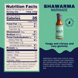 Beituti Garlic Shawarma Marinade - No Seed Oils, Gluten Free, No Added Sugar, Whole 30 Compliant & Vegan Friendly - For Pita Wraps, Rice Bowls