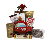Gift Basket Village - The Love Bug Gourmet Gift Basket: Assorted Chocolates, Pretzels, Cookies, and More, Perfect for Any Sweet Occasion, Handcrafted