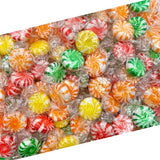 Fruit Starlights | 1 Pound Bag - 75 Count | Hard Candy Individually Wrapped | Assorted Fruit Flavored Pinwheels | Old Fashioned Candy | Orange