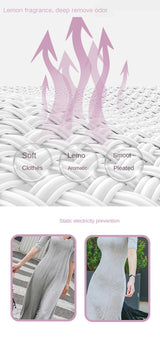2 Bottles Static Shield Spray Reduce Static in Clothes and Hair Anti-Frizz Flat Crease Less Static