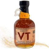Wood’s Liquid Maple Gold - Vermont Maple Syrup with Real 24K Gold Flakes - Vegan, Plant-Based Sweetener - Small Batch, Artisanal, Luxury Syrup