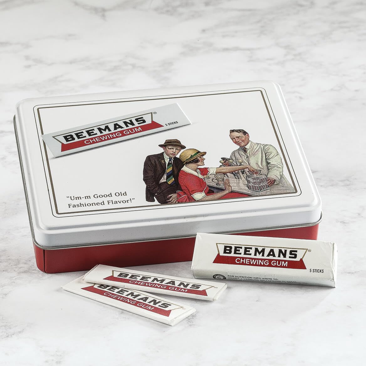 Beeman's, Gum Vintage Tin, 10 Count