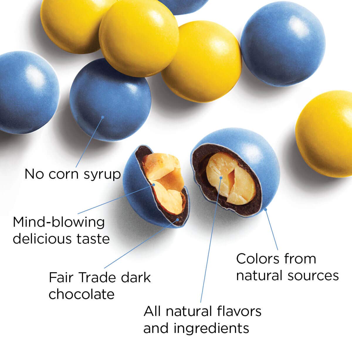Little Secrets, Candy Chocolate Dark Salted Peanut, 5 Ounce (Pack of 1)