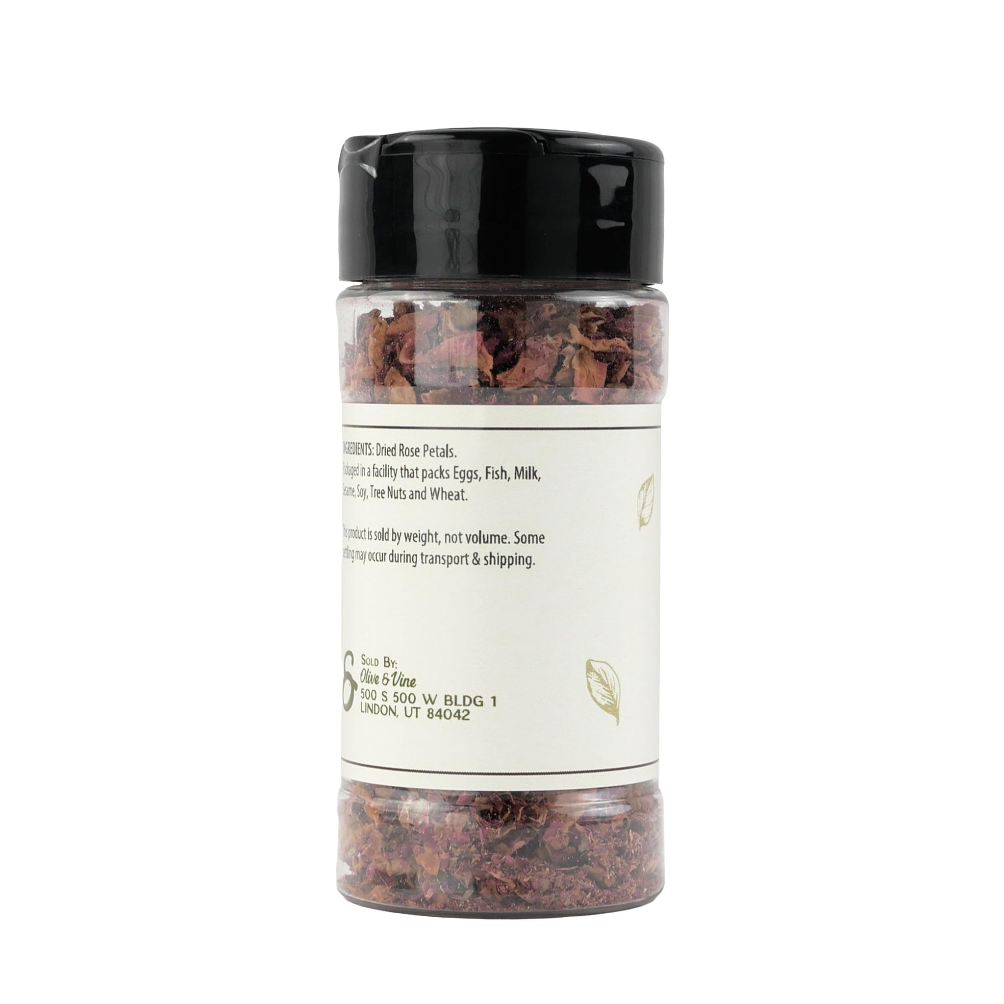 Olive & Vine Rose Petals, Floral Aroma, For Teas & Desserts, Rich Tradition, Authentic Taste, For Global Recipes (0.4 Ounce)