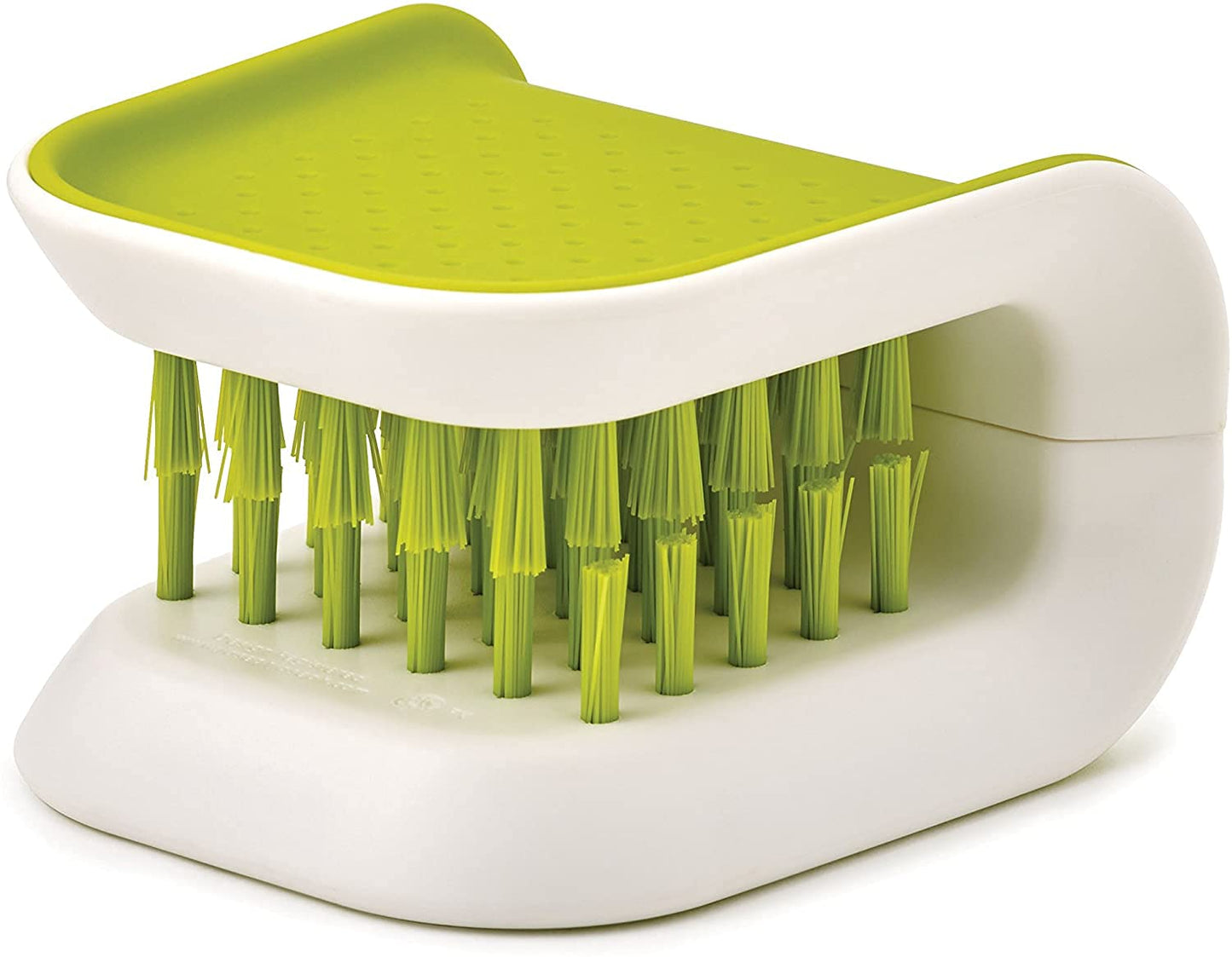 Non-Slip Blade Brush, Knife Cleaner, ABS Cutlery Cleaner, Green Double Sided Bristle Scrubber for Kitchen Chopsticks Fork Spoon Knives Washing by