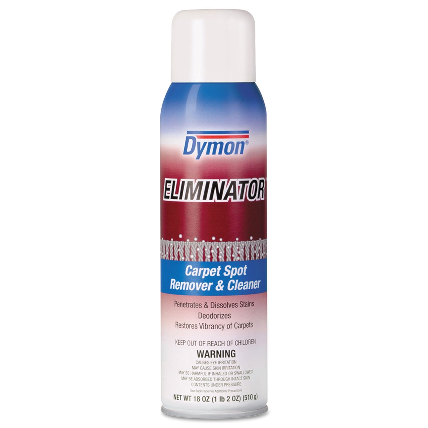 Eliminator Carpet Spot & Stain Remover, 20oz, Aerosol, 12/Carton