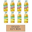 Evaxo Mango, Pineapple Juice, 16 oz. Bottle, 8 Count, 2 Servings per Bottle