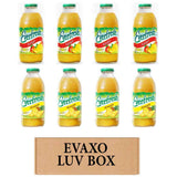 Evaxo Mango, Pineapple Juice, 16 oz. Bottle, 8 Count, 2 Servings per Bottle