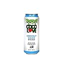 Coco Love 100% Coconut Water with Pulp | 16.9 Fl Oz - 500 ml (12 Pack)