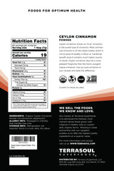 Terrasoul Superfoods Organic Ceylon Cinnamon Powder, 16 Oz - Lab-Tested for Authenticity | Premium Quality and Flavor…