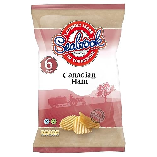 Seabrook Crinkle Cut Canadian Ham 25g x 6 per pack