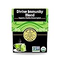 Buddha Teas - Organic Divine Immunity Blend - Herbal Tea - For Health & Wellbeing - With Antioxidants & Minerals - Clean Ingredients - Caffeine Free