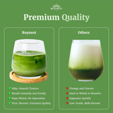 Roynest Premium Organic Matcha Powder - 100% Pure Matcha for Iced Lattes, Smoothies, Cold Drinks & Baking | Clean Energy, Vegan, Non-GMO, USDA
