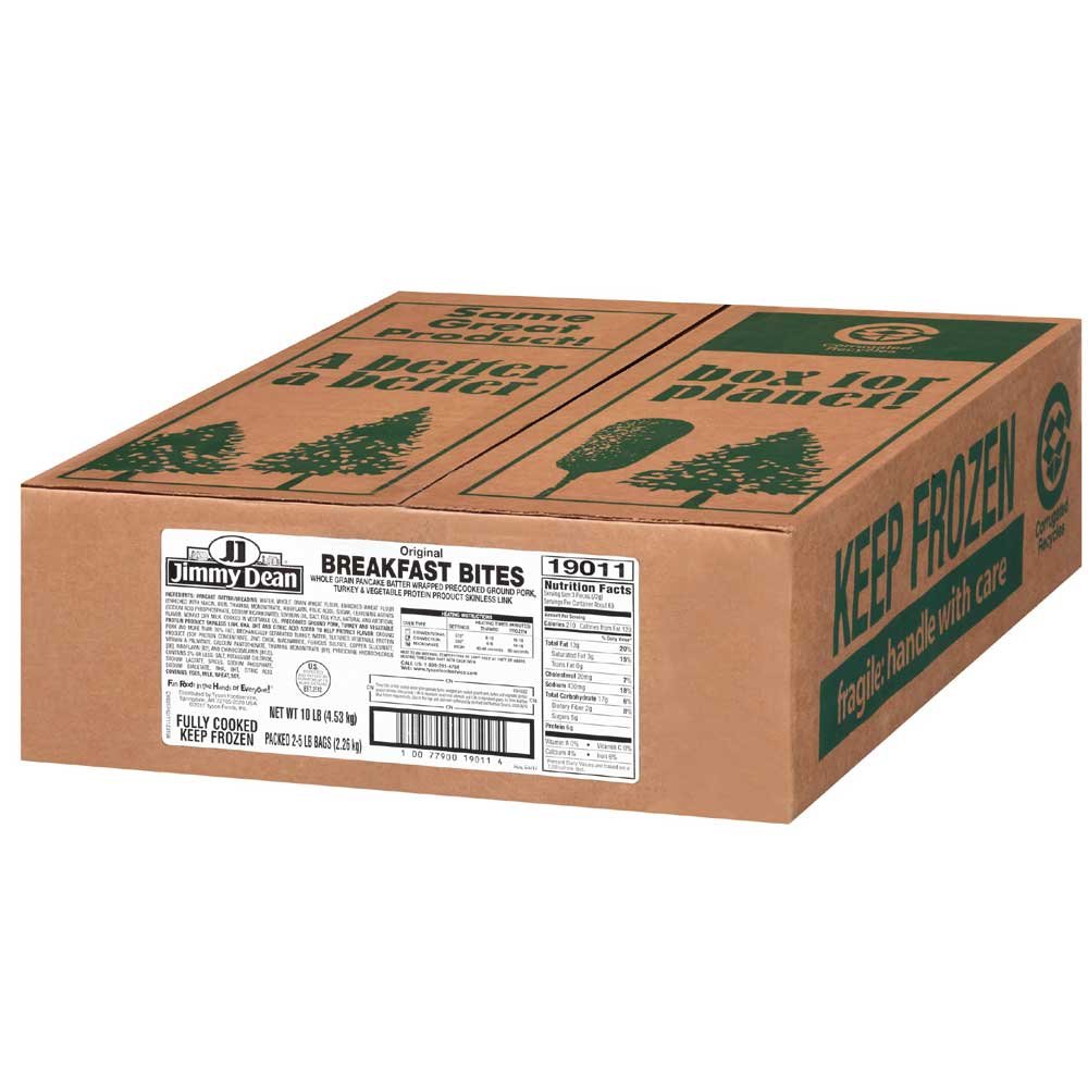 Jimmy Dean Whole Grain Original Breakfast Bites, 10 Pound -- 1 each.