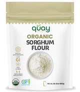 Quay Naturals Organic Sorghum Flour 2lb - Organic Jowar Flour - Made With Gluten Free Sorghum Whole Grain - Non GMO - Gluten Free Baking Flour