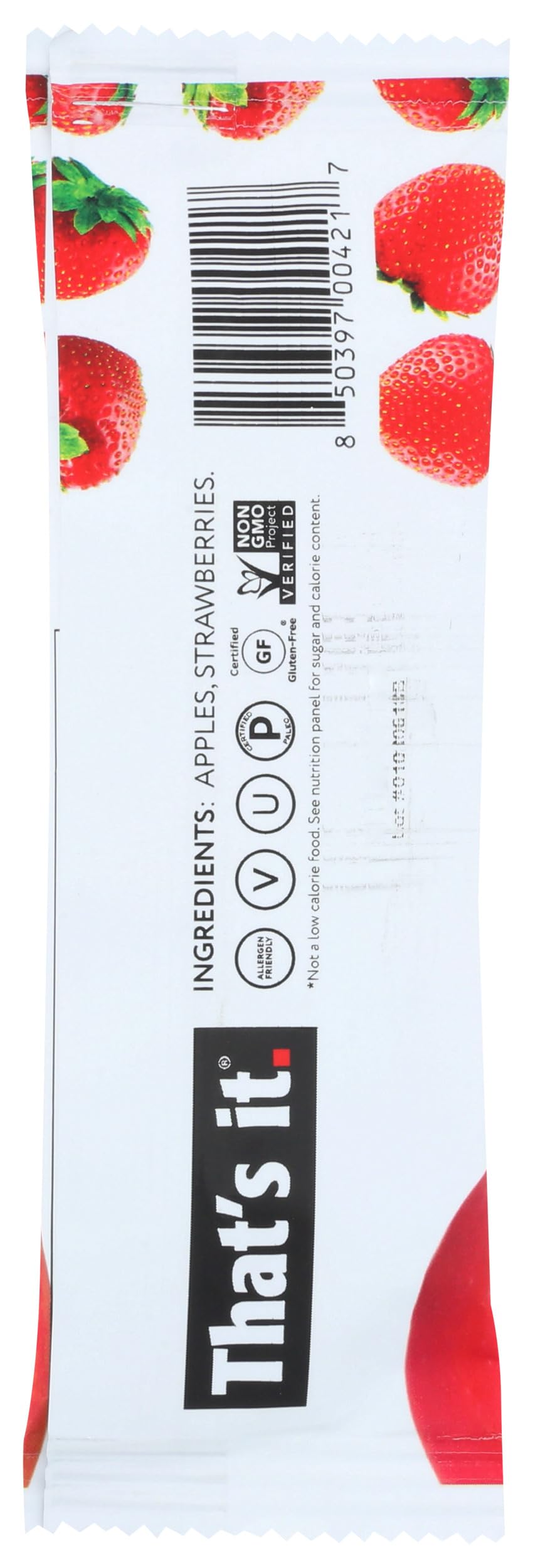 Thats it Apple Strawberry Bar, 1.2 OZ