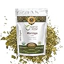 Organic Way Moringa/Drumstick Leaf Cut & Sifted (Moringa oleifera) | Herbal Tea - Organic & Kosher Certified | Vegan | Non GMO & Gluten Free | USDA