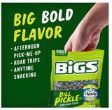 BIGS Vlasic Dill Pickle Sunflower Seeds, Keto Friendly Snack, Pack of 2-5.35-oz. Bag w/Exit 28 Bargains Sticker