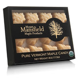 Mount Mansfield Maple Certified Organic Pure Vermont Maple Candy (Quarter Pound)