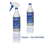 Brilliante Crystal Chandelier Cleaner - Manual Sprayer 32oz Environmentally Safe, Ammonia-free, Drip-dry Formula, Made in USA (2 Pack)