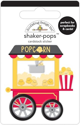 Doodlebug Shaker-Pops 3D Stickers - What's Poppin'
