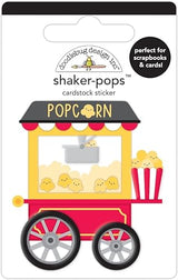 Doodlebug Shaker-Pops 3D Stickers - What's Poppin'