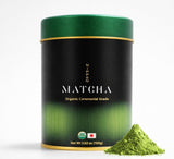 Organic Ceremonial Grade Matcha Powder - Japanese Matcha Green Tea, USDA Organic, First Harvest Uji Kyoto, Stone Ground (100g/3.53oz)