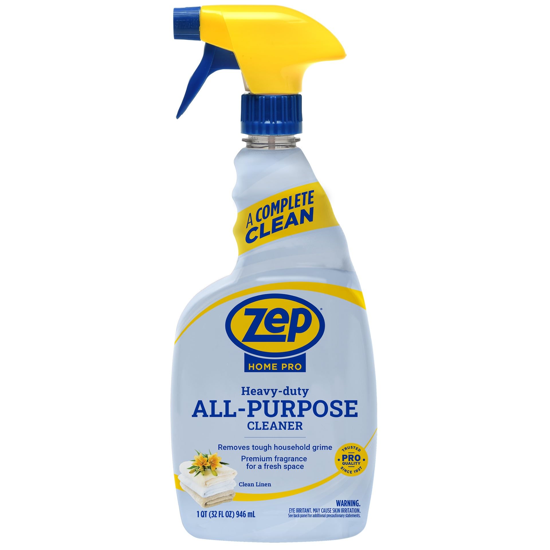 Zep Home Pro Heavy-duty All-Purpose Cleaner - 32 oz (Pack of 1) R61306 - Removes tough grime from multiple surfaces throughout the home and leaves