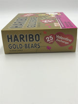 Haribo of America Goldbears Valentine Exchange Candy Bag, 25 Count (Pack of 12)