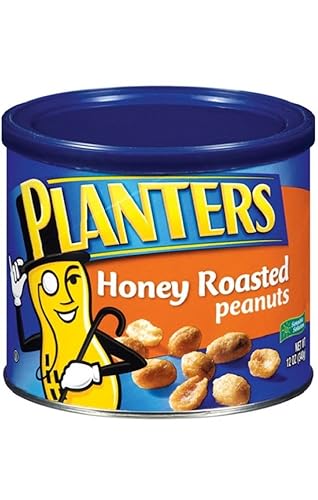 Planters Honey Roasted Peanuts 12 oz Pack of 6
