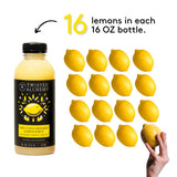 Twisted Alchemy Cold Pressed Eureka Lemon Juice - Hand Squeezed, All Natural, Non-GMO, No Sugar Added, Preservative Free - 16 oz Bottle for Craft