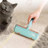 Tiny Pet Hair Remover, Reusable Lint Roller for Cats and Dogs, Mint Green and Rose Gold, Multi-Surface Fur Removal Tool