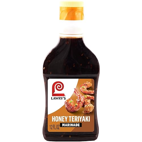 Lawry's Marinade, Honey Teriyaki, 15 Minute Marinade, No High Fructose Corn Syrup, Made with Honey, Soy Sauce, and Garlic, Great with Chicken, Shrimp