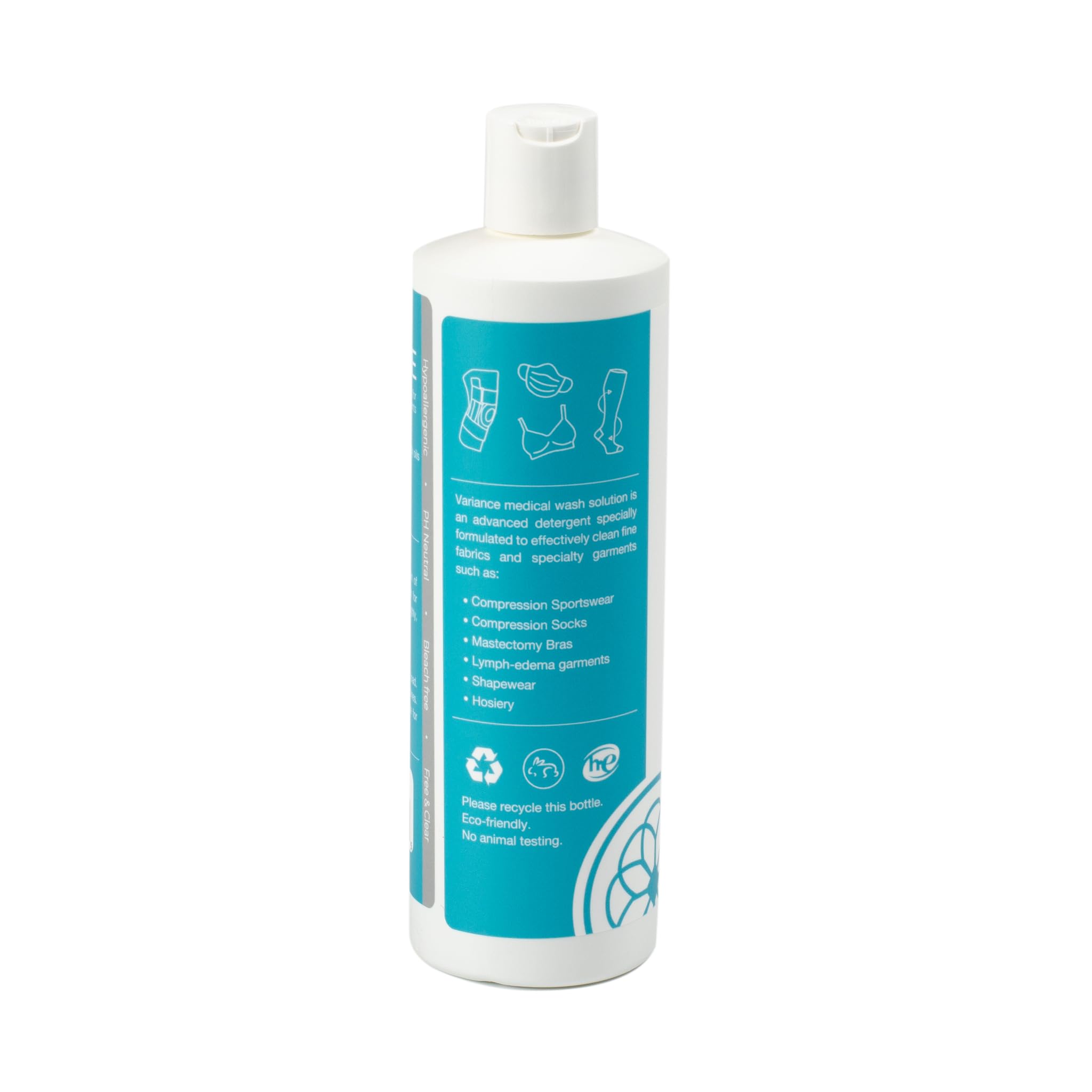 Variance by Forever New - Medical Wash Solution, Fragrance Free, 16 Fl Oz - Advanced Liquid Laundry Detergent for Compression Sportswear and Socks