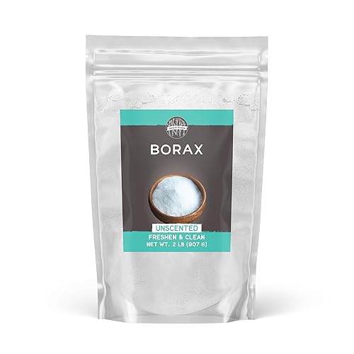 Birch & Meadow Borax, Bulk Size, Unscented, Laundry & Cleaning Additive (2 Pound)