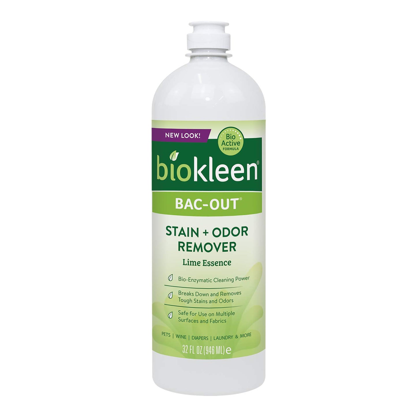 biokleen Bac Out Stain & Odor Eliminator with Live Enzyme Cultures, 32 oz