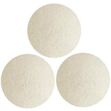XXL Wool Dryer Balls, 3PCS Natural Fabric Softener, Fluff Laundry Wrinkle Release and Saves Drying Time, Reusable