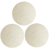 XXL Wool Dryer Balls, 3PCS Natural Fabric Softener, Fluff Laundry Wrinkle Release and Saves Drying Time, Reusable