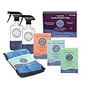 Nantucket Footprint Deluxe Bundle: Laundry Detergant Strips + Window Cleaner Refill Strips + All-Purpose Cleaner Refill Strips + 2 Reusable Glass